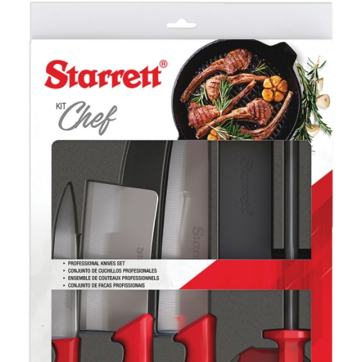 Picture of BKK-6R1 CHEF KNIFE SET 6PC RED